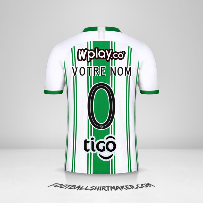Maillot Atletico Nacional 2020 -  votre nom - 0
