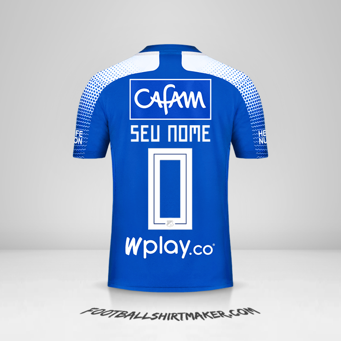 Camisa Millonarios FC 2020 -  seu nome - 0