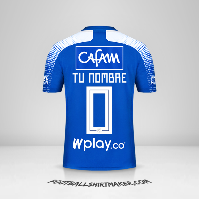Camiseta Millonarios FC 2020 -  tu nombre - 0