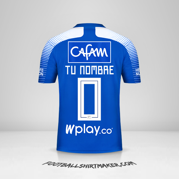 Camiseta Millonarios FC 2020 -  tu nombre - 0