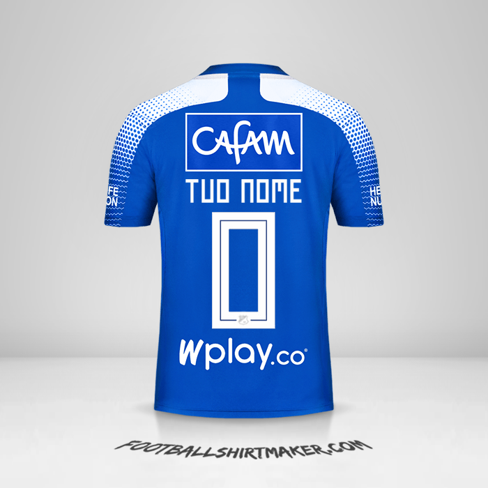 Maglia Millonarios FC 2020 -  tuo nome - 0