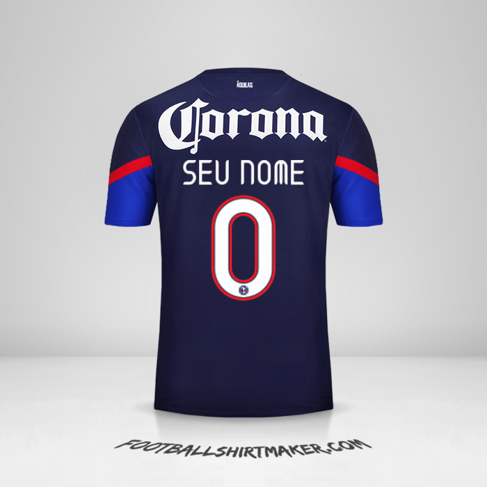 Camisa Club America 2012/13 II -  seu nome - 0