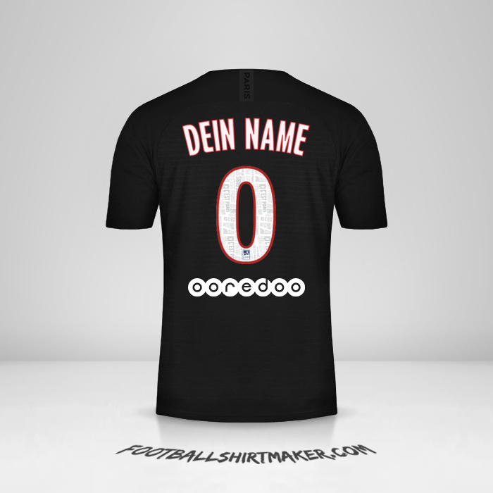 Trikot Paris Saint Germain 2019/20 IV -  dein name - 0