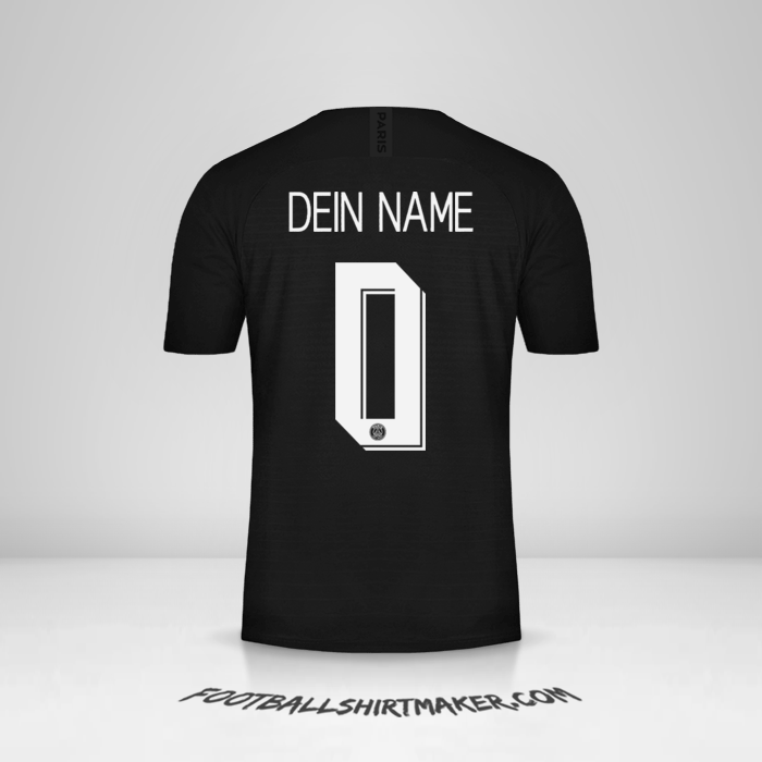 Trikot Paris Saint Germain Cup 2019/20 IV -  dein name - 0