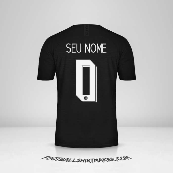 Camisa Paris Saint Germain Cup 2019/20 IV -  seu nome - 0