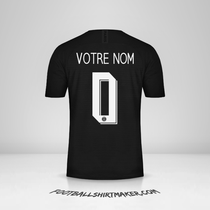 Maillot Paris Saint Germain 2019/20 Cup IV -  votre nom - 0