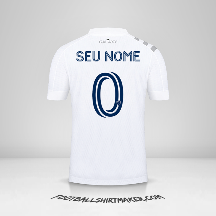 Camisa LA Galaxy 2020/2021 -  seu nome - 0