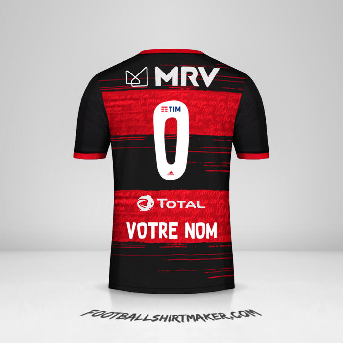 Maillot Flamengo 2020 -  votre nom - 0