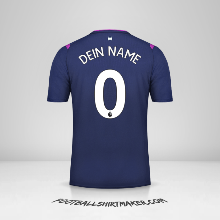 Trikot West Ham United FC 2019/20 III -  dein name - 0