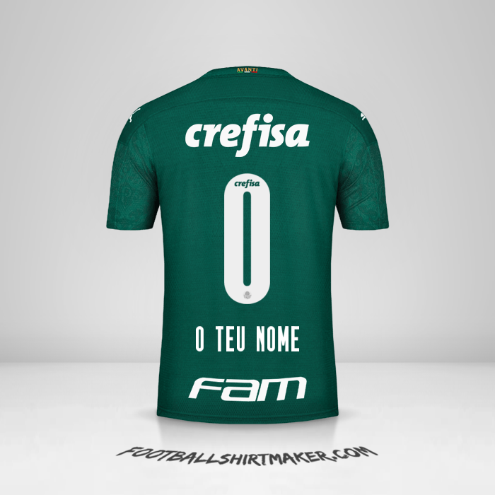 Camisola Palmeiras 2020 -  o teu nome - 0