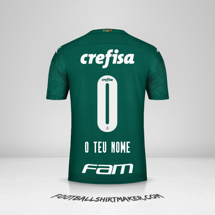 Camisola Palmeiras 2020 -  o teu nome - 0