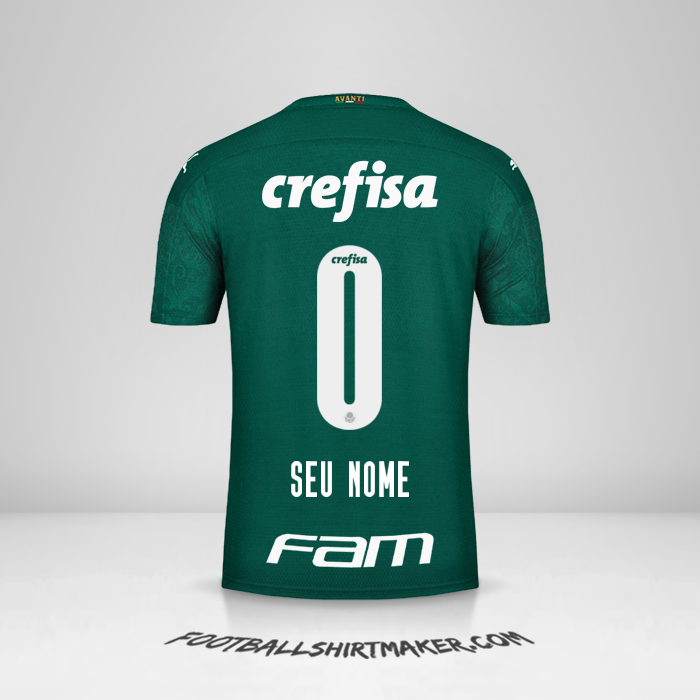 Camisa Palmeiras 2020 -  seu nome - 0