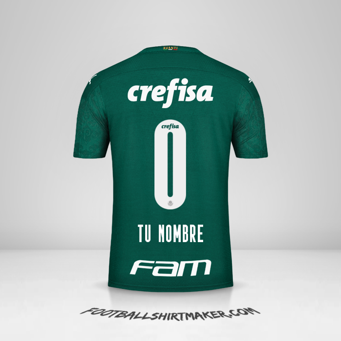Camiseta Palmeiras 2020 -  tu nombre - 0