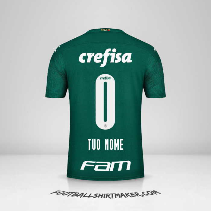 Maglia Palmeiras 2020 -  tuo nome - 0