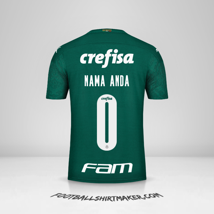 Jersey Palmeiras Libertadores 2020 -  nama anda - 0