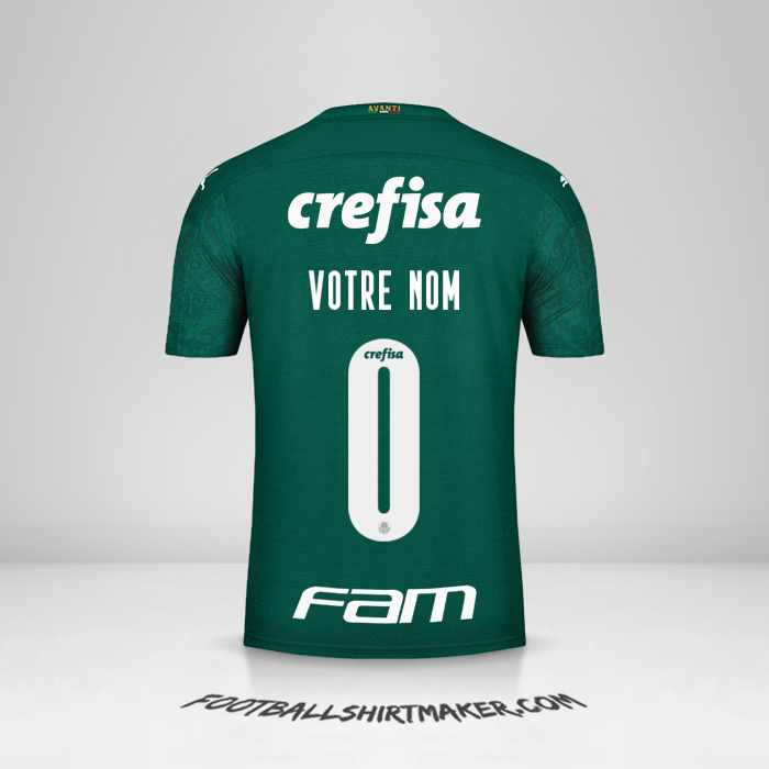 Maillot Palmeiras Libertadores 2020 -  votre nom - 0