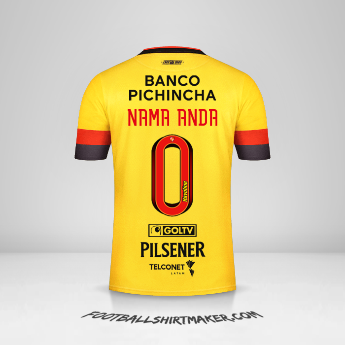 Jersey Barcelona SC 2020 -  nama anda - 0