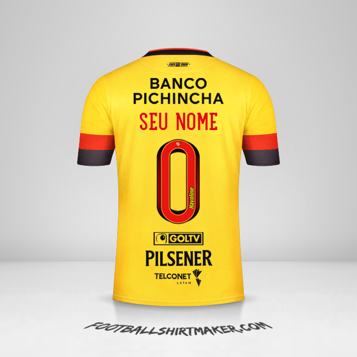 Camisa Barcelona SC 2020 -  seu nome - 0