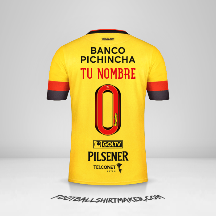 Camiseta Barcelona SC 2020 -  tu nombre - 0