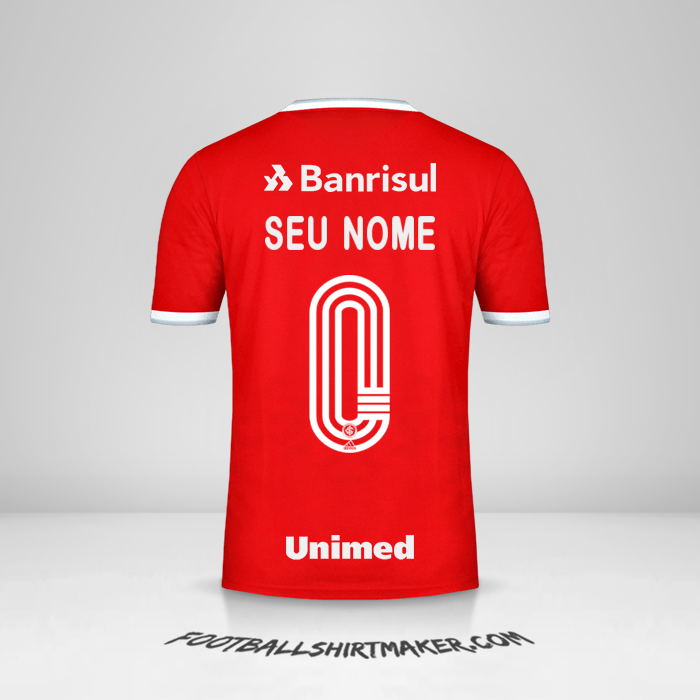 Camisa Internacional 2020 -  seu nome - 0