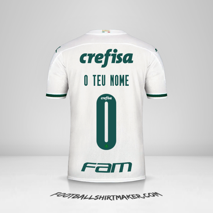 Camisola Palmeiras Libertadores 2020 II -  o teu nome - 0