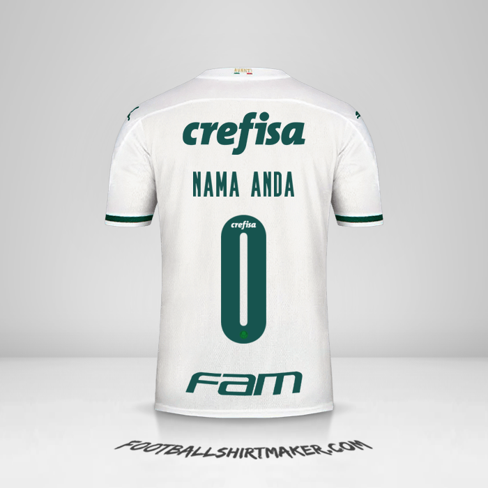 Jersey Palmeiras Libertadores 2020 II -  nama anda - 0