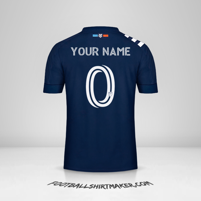 Shirt New York City FC 2020 II -  your name - 0