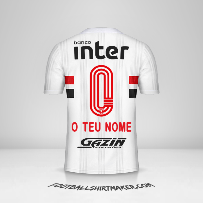 Camisola Sao Paulo FC 2020/21 -  o teu nome - 0