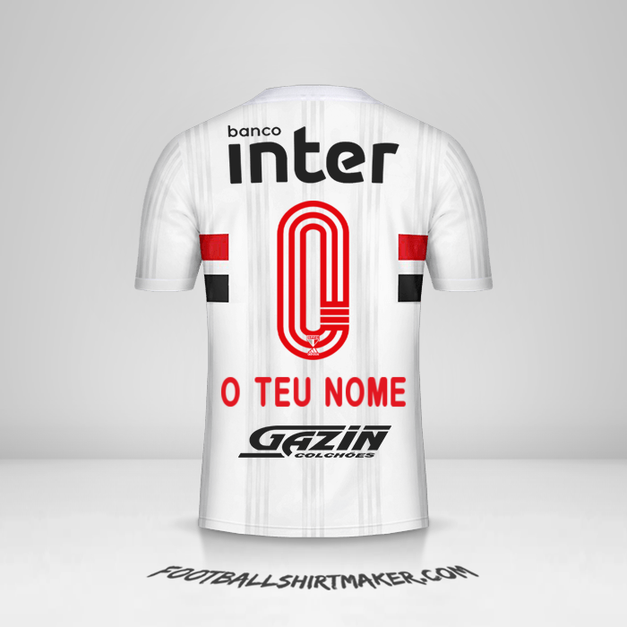 Camisola Sao Paulo FC 2020/21 -  o teu nome - 0