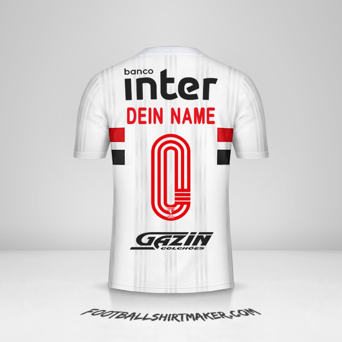 Trikot Sao Paulo FC Libertadores 2020 -  dein name - 0