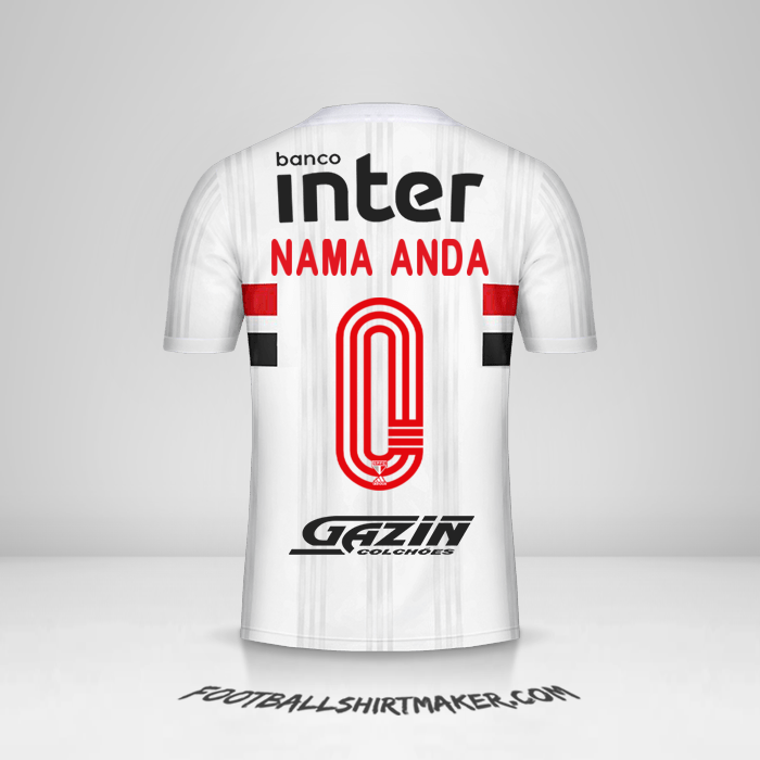 Jersey Sao Paulo FC Libertadores 2020 -  nama anda - 0