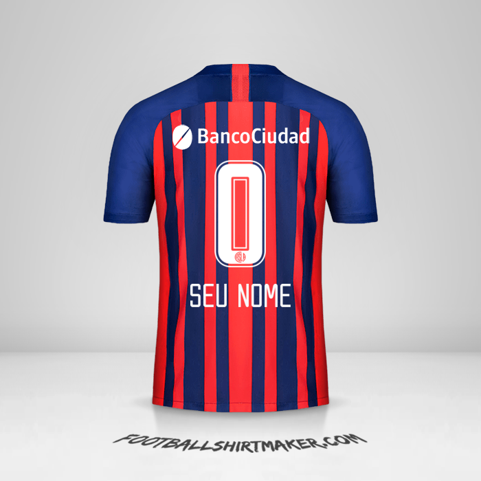 Camisa San Lorenzo 2020 -  seu nome - 0