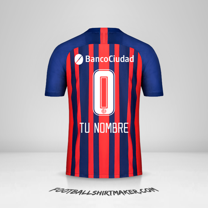 Camiseta San Lorenzo 2020 -  tu nombre - 0