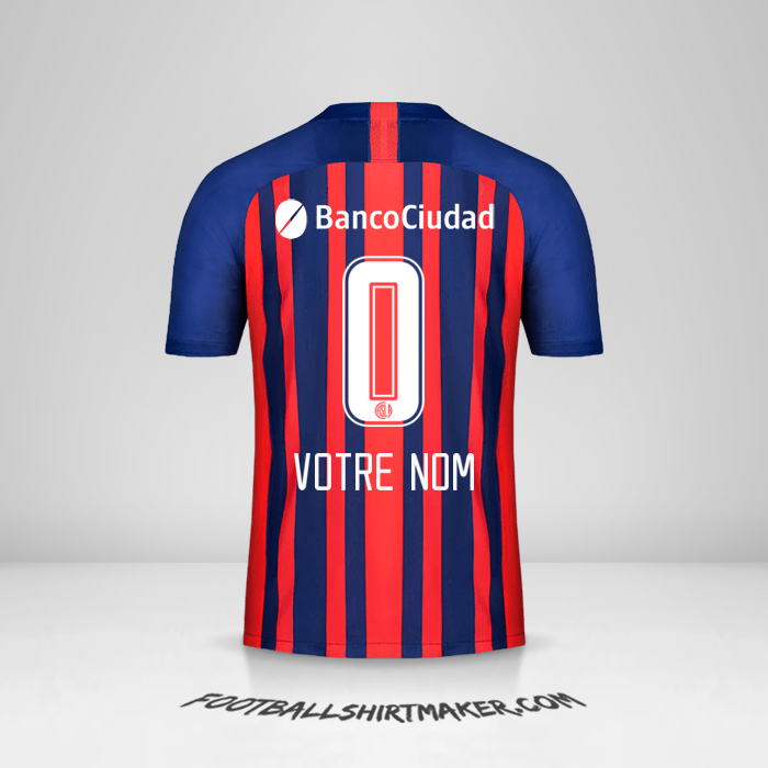 Maillot San Lorenzo 2020 -  votre nom - 0