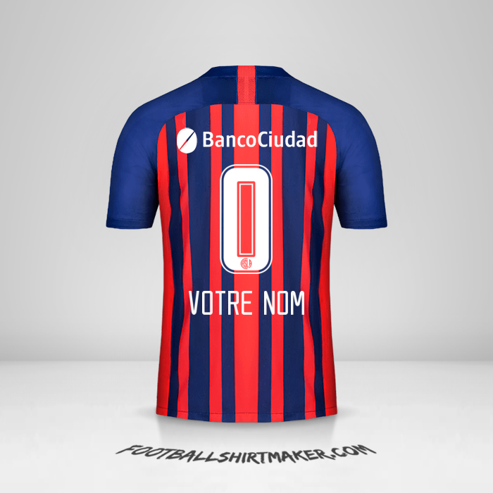 Maillot San Lorenzo 2020 -  votre nom - 0