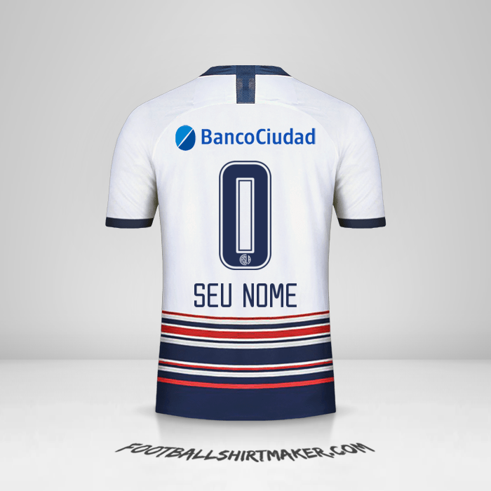 Camisa San Lorenzo 2020 II -  seu nome - 0