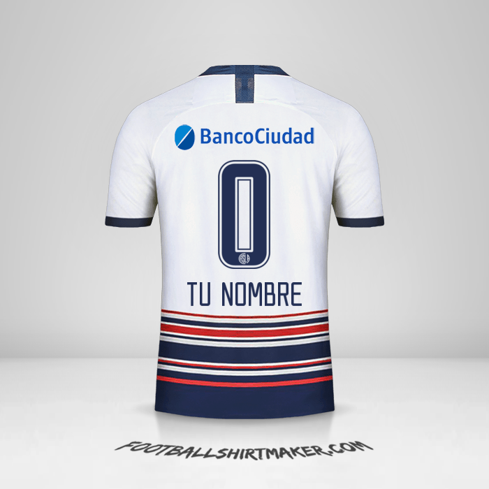 Jersey San Lorenzo 2020 II -  tu nombre - 0