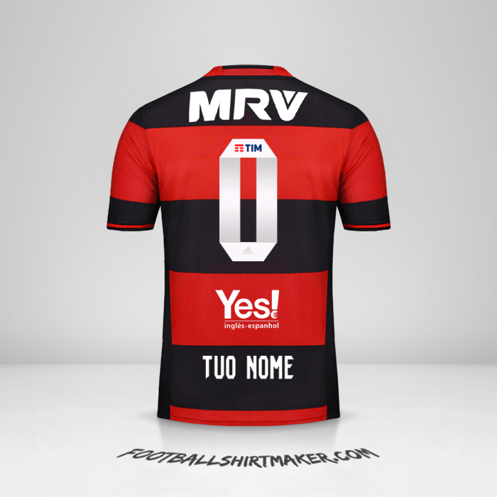 Maglia Flamengo 2016/17 -  tuo nome - 0