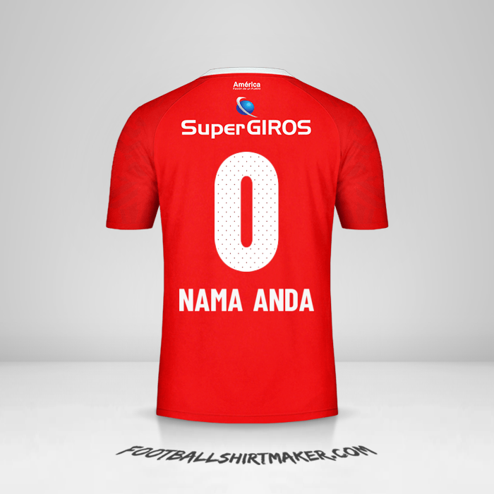 Jersey America de Cali 2019/20 -  nama anda - 0