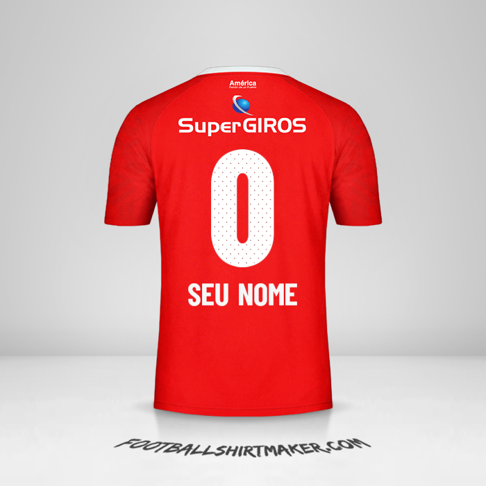 Camisa America de Cali 2019/20 -  seu nome - 0