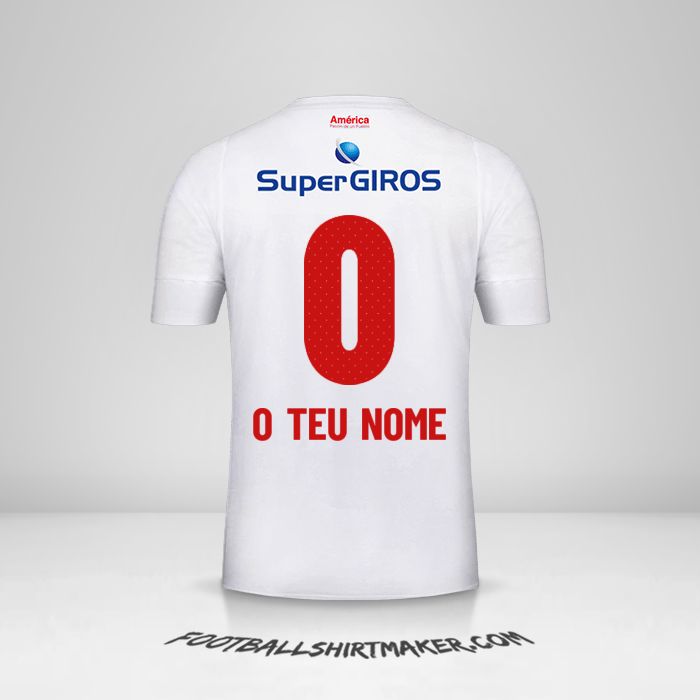 Camisola America de Cali 2019/20 II -  o teu nome - 0