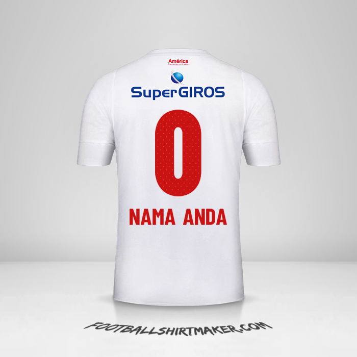 Jersey America de Cali 2019/20 II -  nama anda - 0