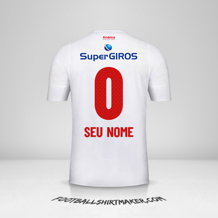 Camisa America de Cali 2019/20 II -  seu nome - 0