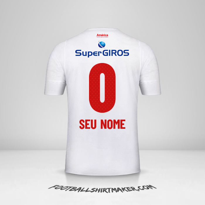 Camisa America de Cali 2019/20 II -  seu nome - 0