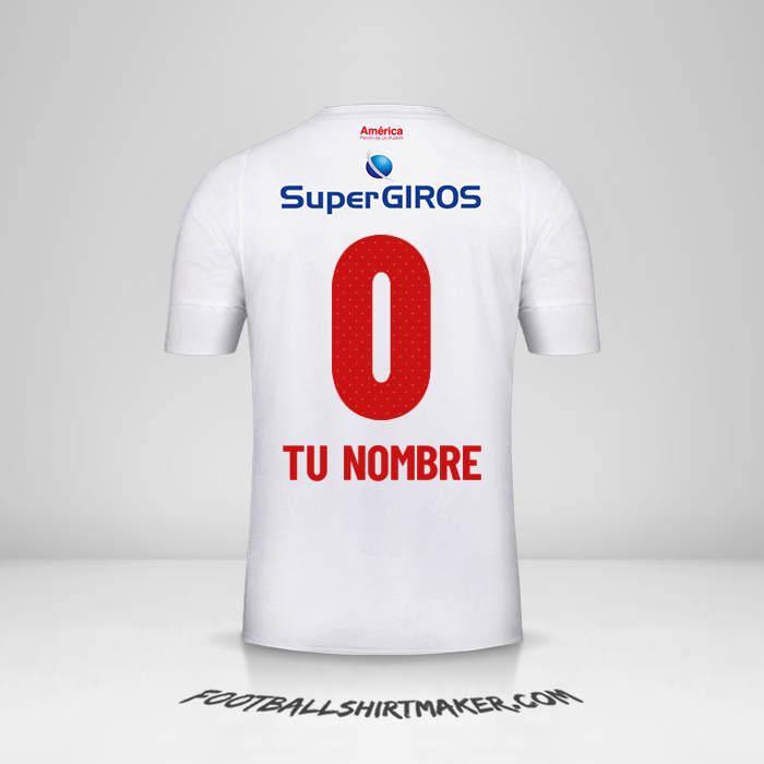 Jersey America de Cali 2019/20 II -  tu nombre - 0