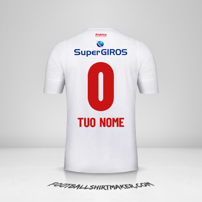 Maglia America de Cali 2019/20 II -  tuo nome - 0