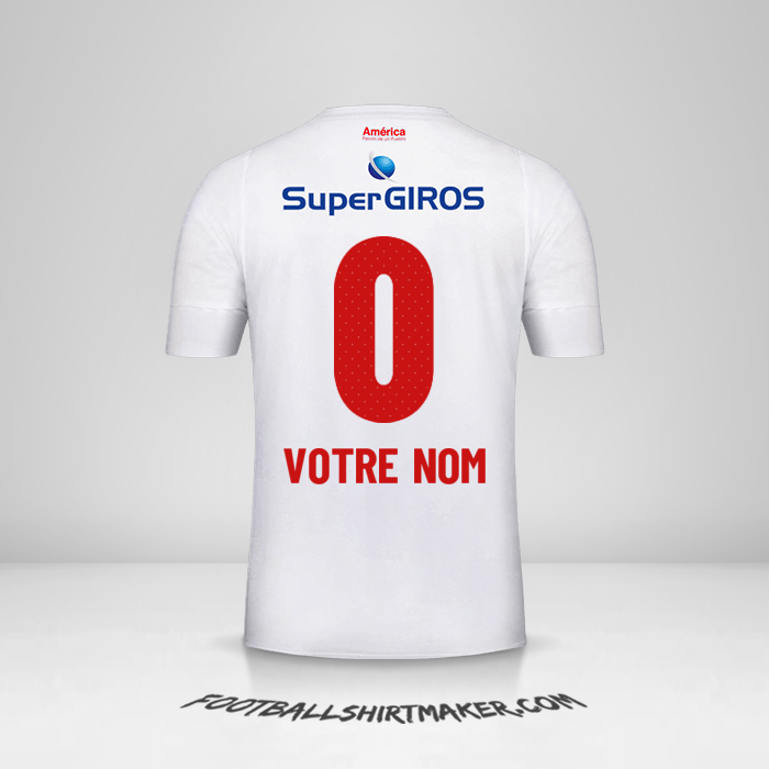 Maillot America de Cali 2019/20 II -  votre nom - 0