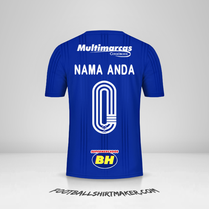 Jersey Cruzeiro 2020 -  nama anda - 0