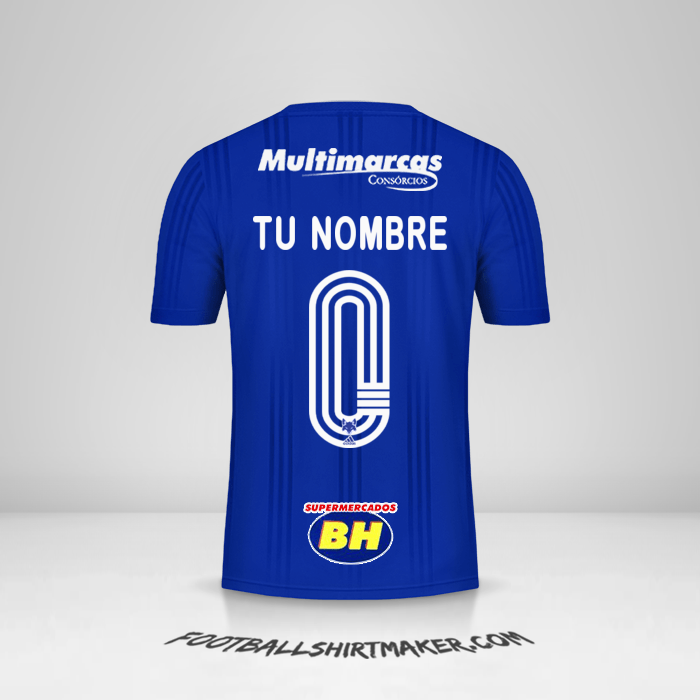 Camiseta Cruzeiro 2020 -  tu nombre - 0