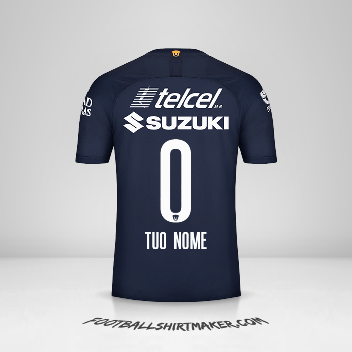 Maglia Pumas UNAM 2019/20 III -  tuo nome - 0